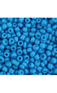 Glas rocailles kralen 8/0 (3mm) Palace blue